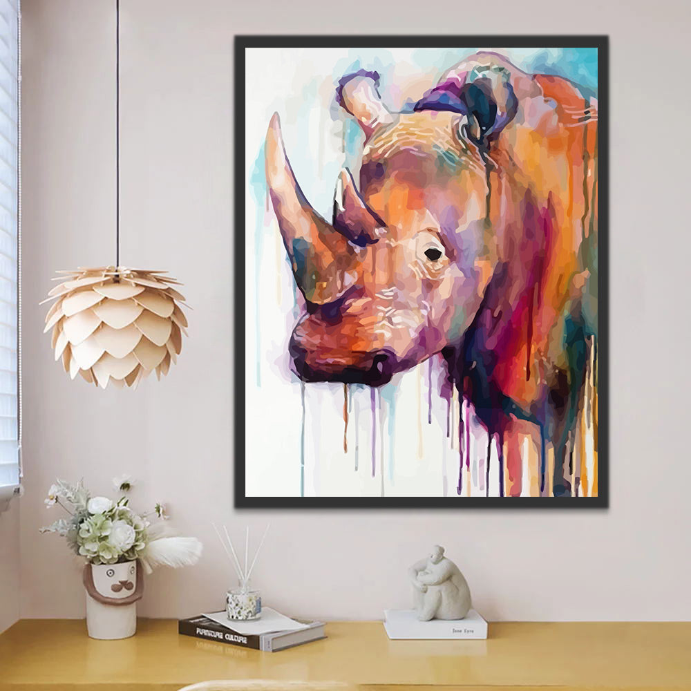 Rhino Paint by Numbers