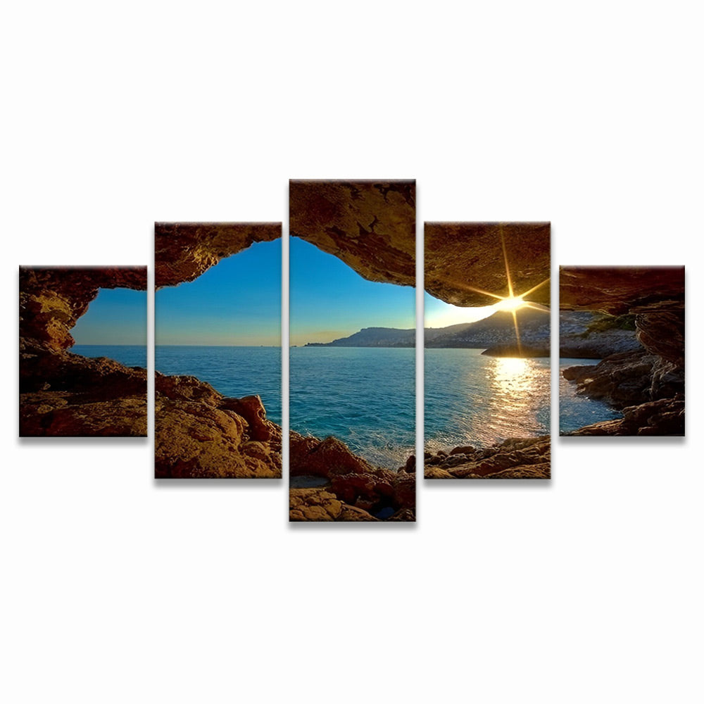 Rocks and the Sea 5 Pack Paint By Numbers