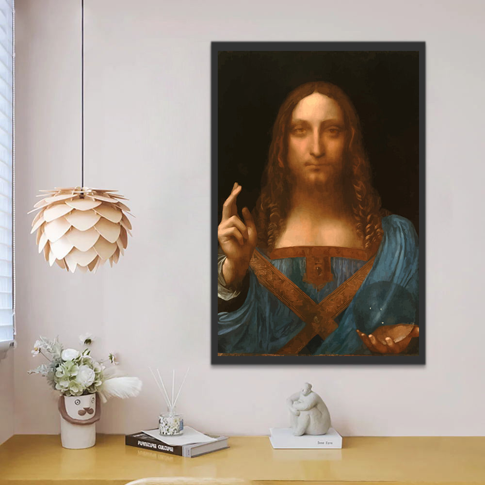 Salvator Mundi, Leonardo da Vinci Paint by Numbers