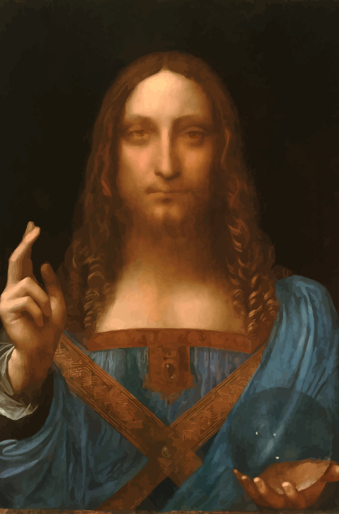 Salvator Mundi, Leonardo da Vinci Paint by Numbers