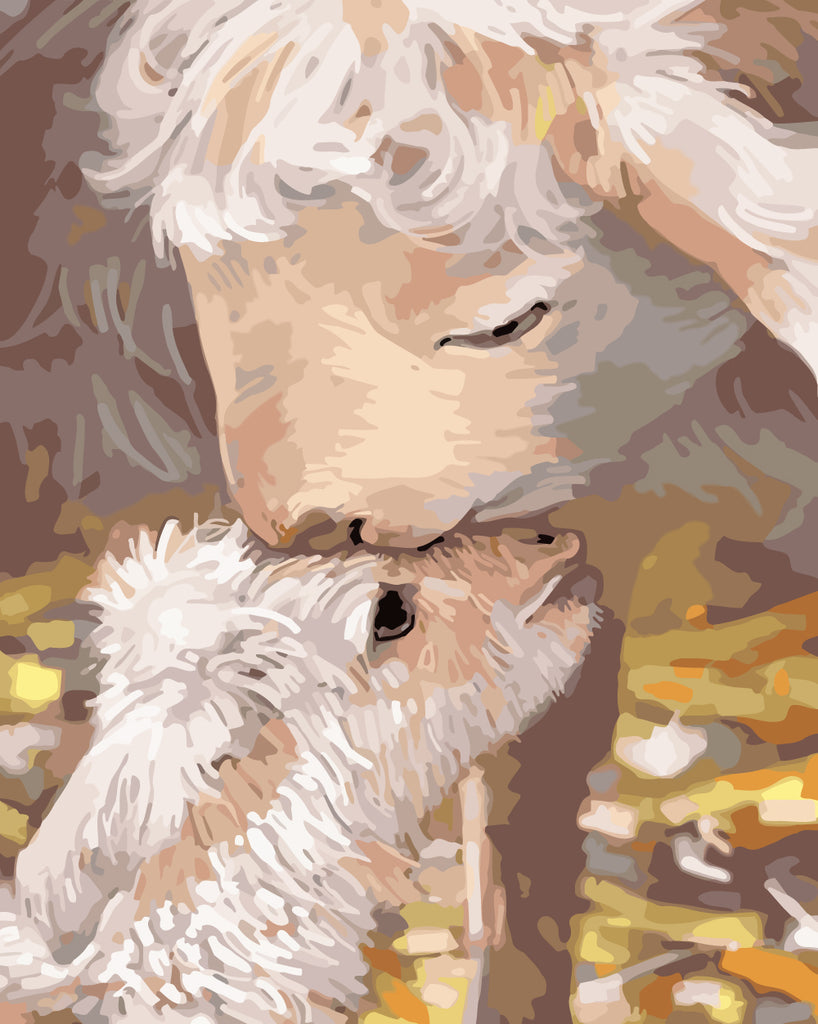 Sheep and Baby Sheep Paint by Numbers