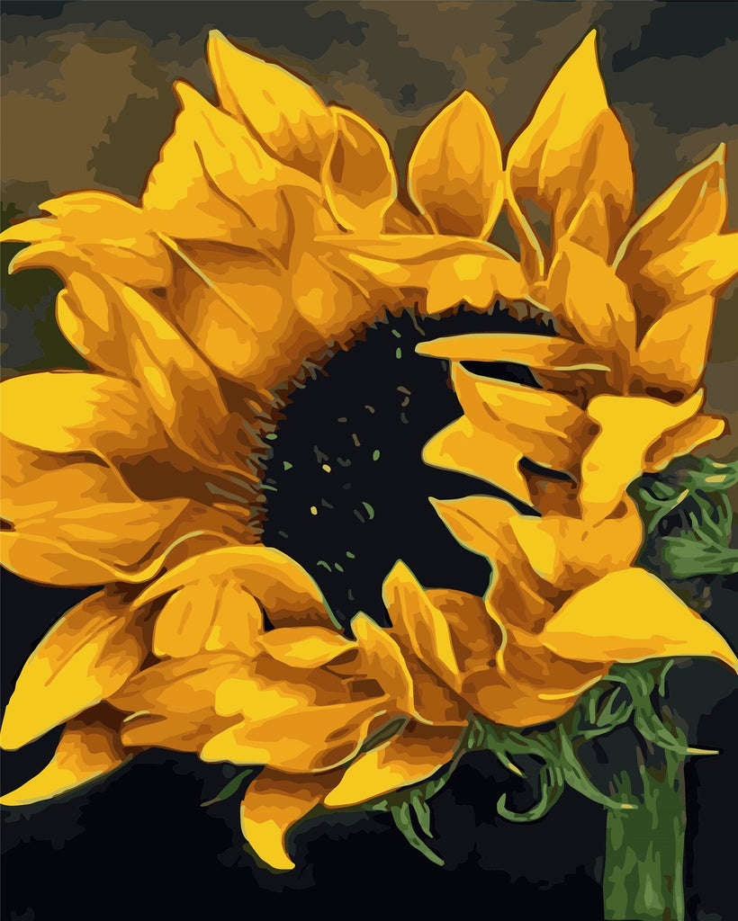 Sunflower Paint by Numbers