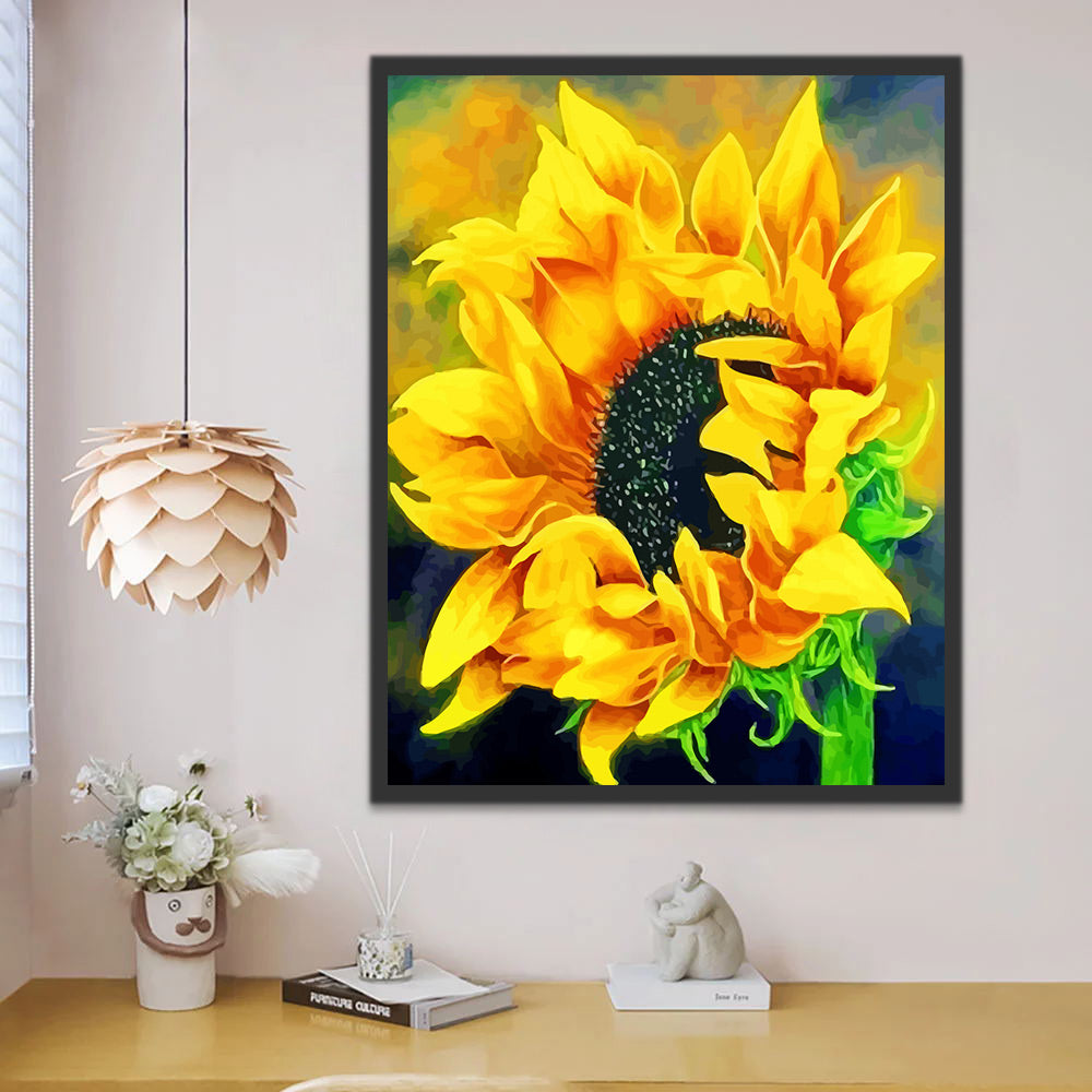 Sunflower Paint by Numbers