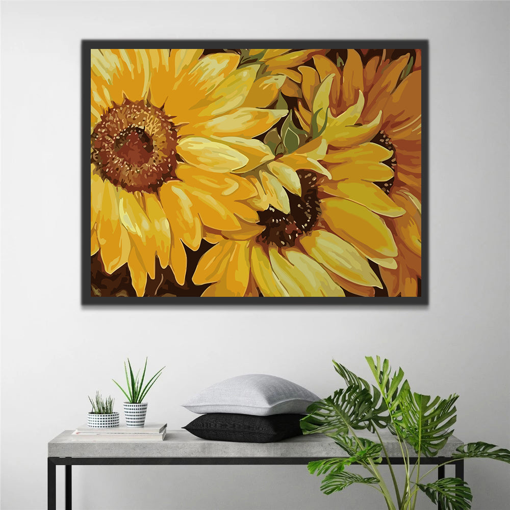 Sunflowers Paint by Numbers