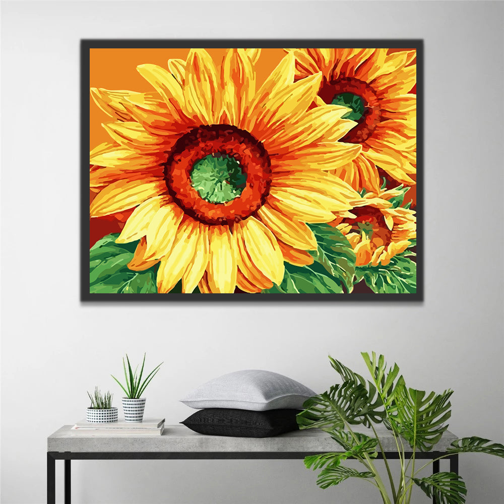 Sunflowers Paint by Numbers