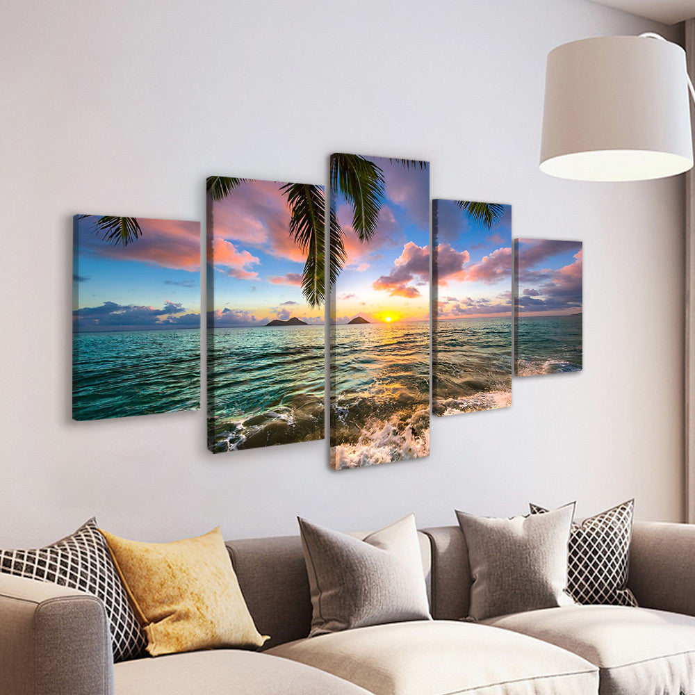 Sunrise over the Sea 5 Pack Paint By Numbers
