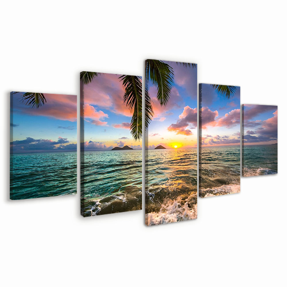 Sunrise over the Sea 5 Pack Paint By Numbers