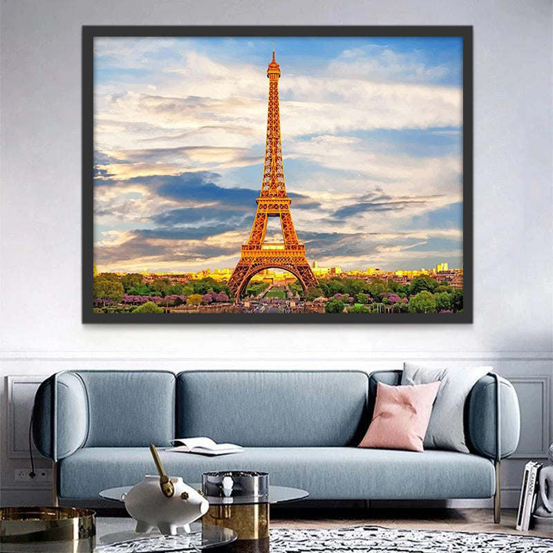 The Eiffel Tower Paint by Numbers