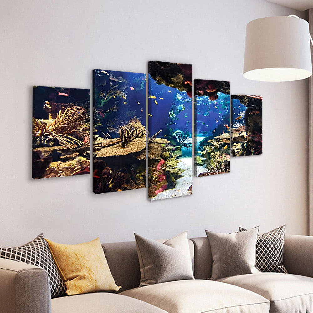 The Underwater World 5 Pack Paint By Numbers