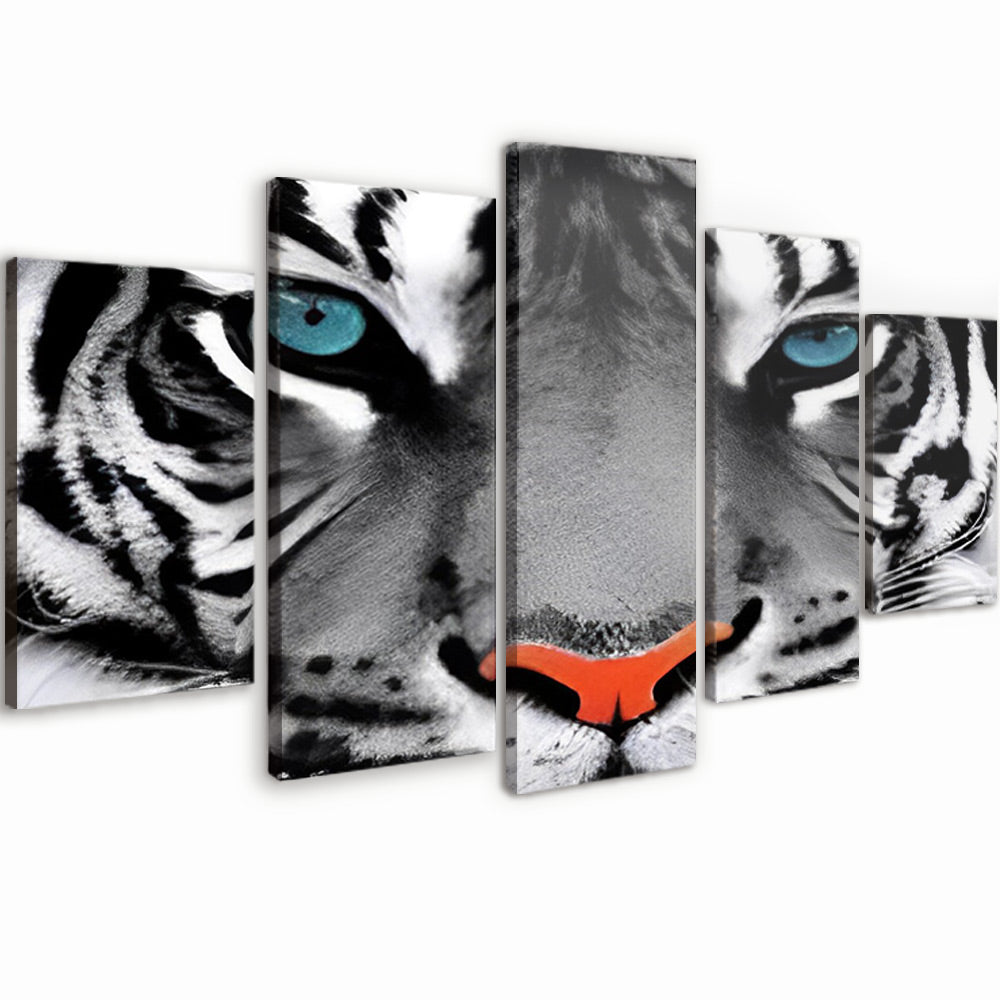 Tiger Face 5 Pack Paint By Numbers