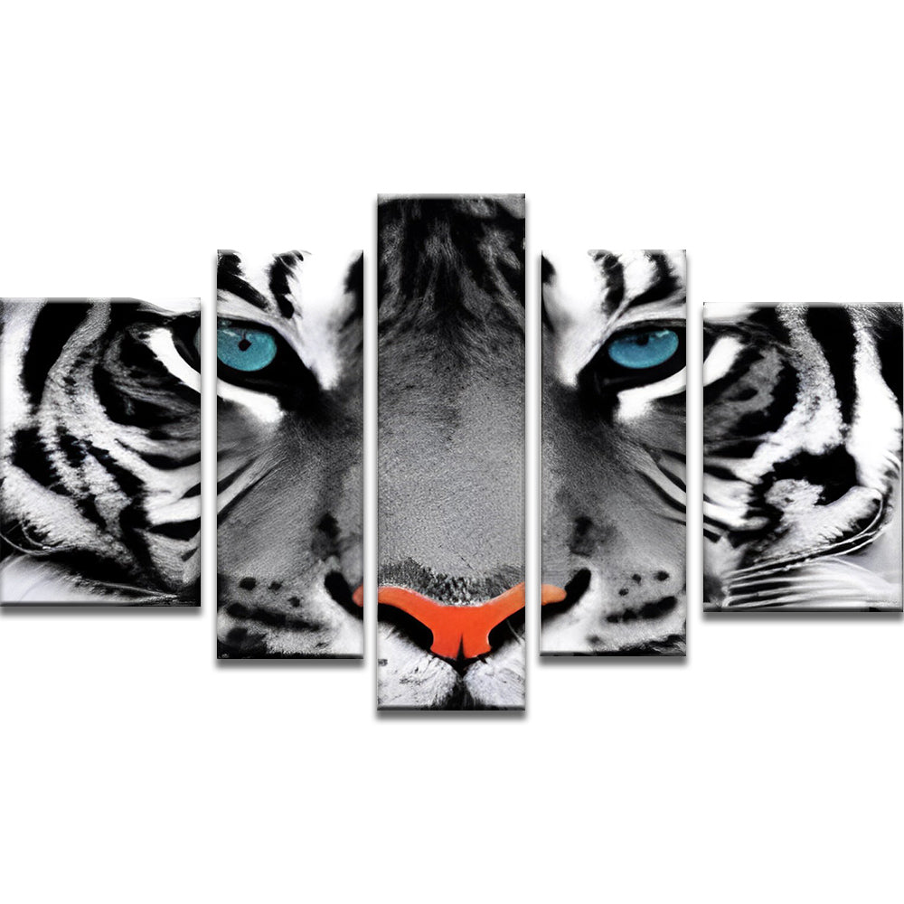 Tiger Face 5 Pack Paint By Numbers