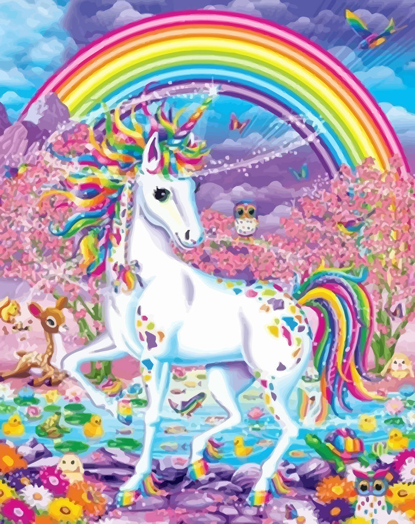 Unicorn and Rainbow Paint by Numbers for Kids
