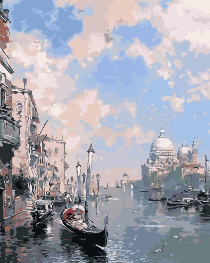 Venice and Blue Sky Paint by Numbers