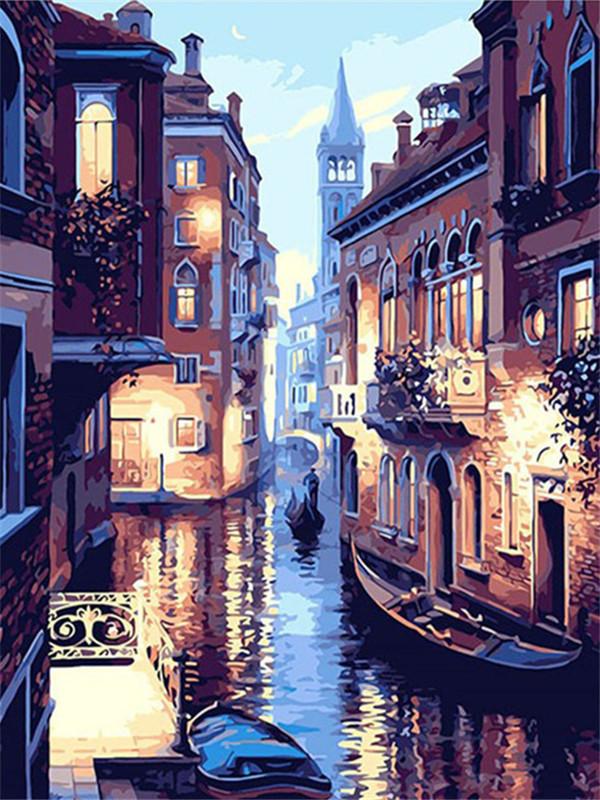 Venice Night Paint by Numbers