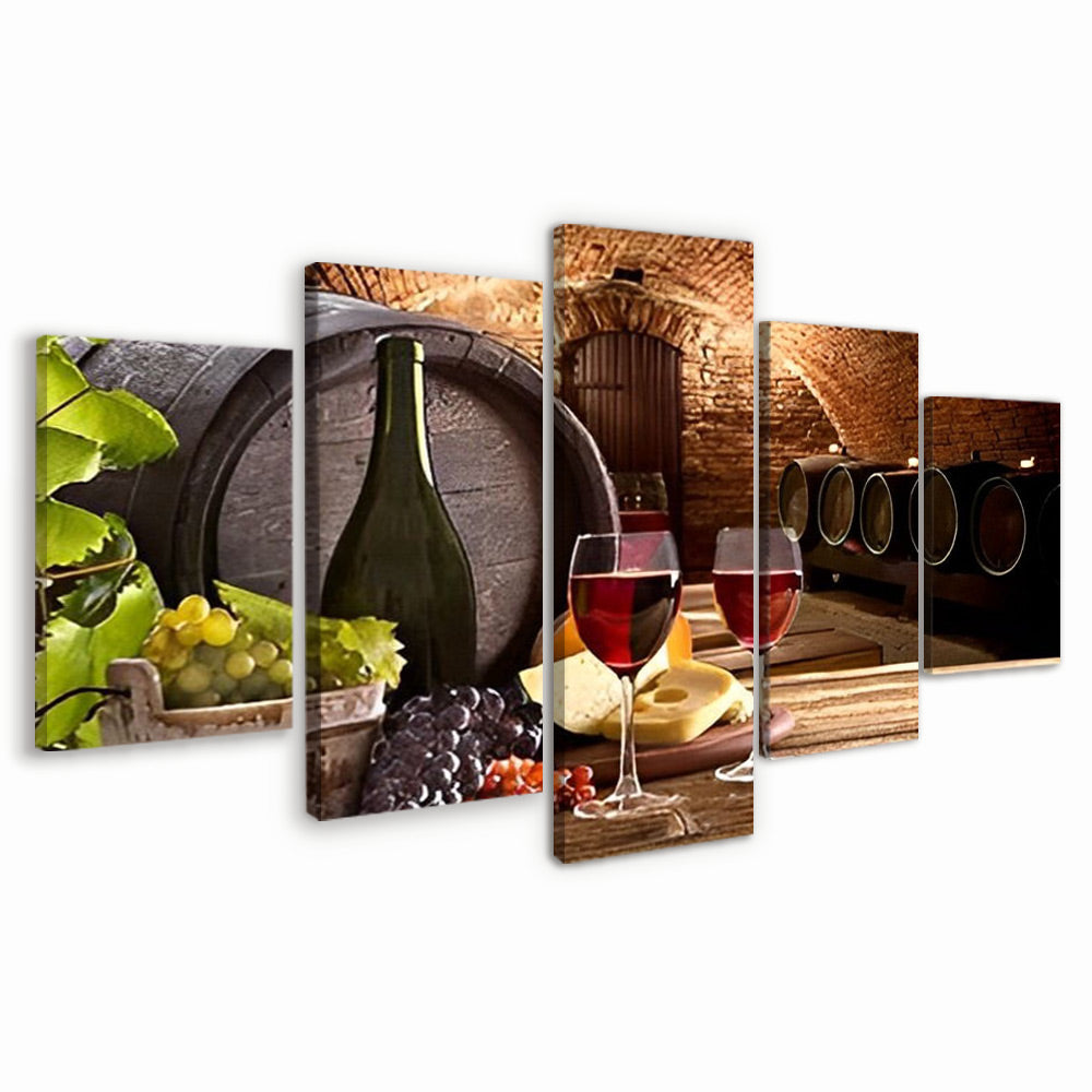 Wine in the Cellar 5 Pack Paint By Numbers