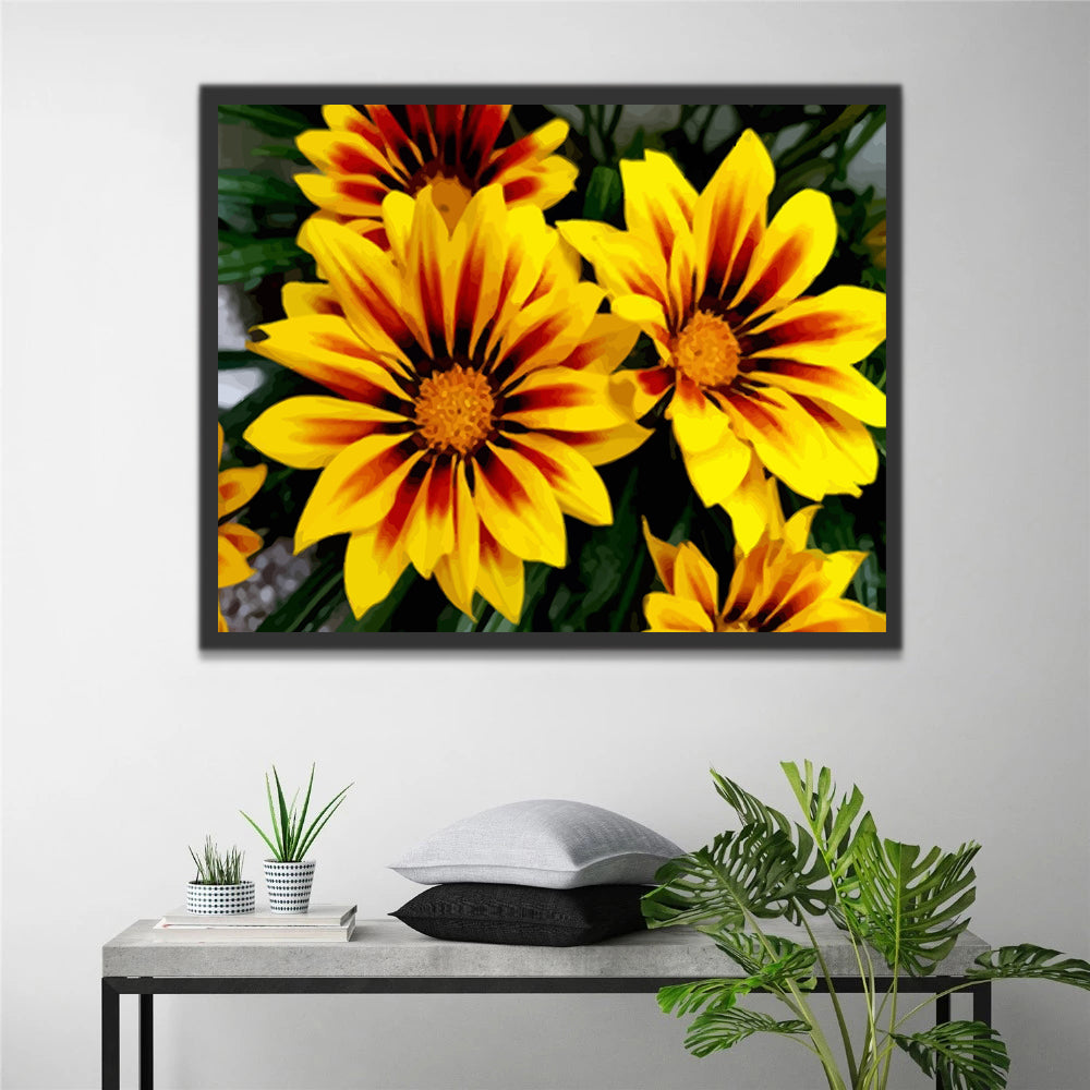 Yellow Chrysanthemums Paint by Numbers